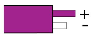 Type E, International IEC 584-3: Purple, +Purple, -White
