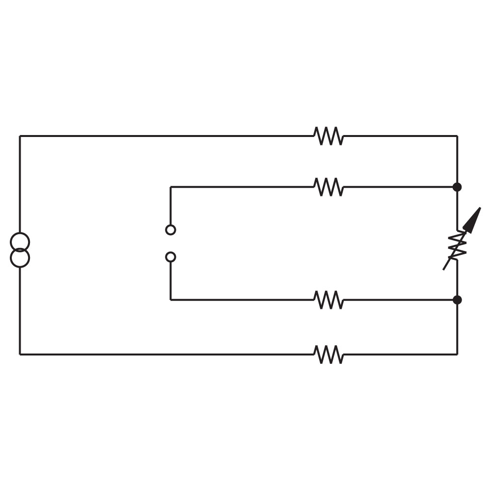 RTD 4-Wire Circuit Wiring Diagram